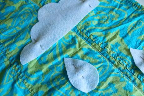 Sew For Yourself: Rain Cloud Burp Cloth