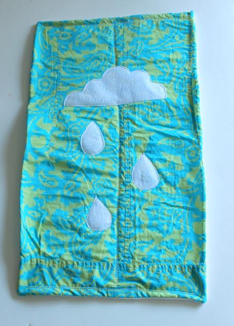 Sew For Yourself: Rain Cloud Burp Cloth