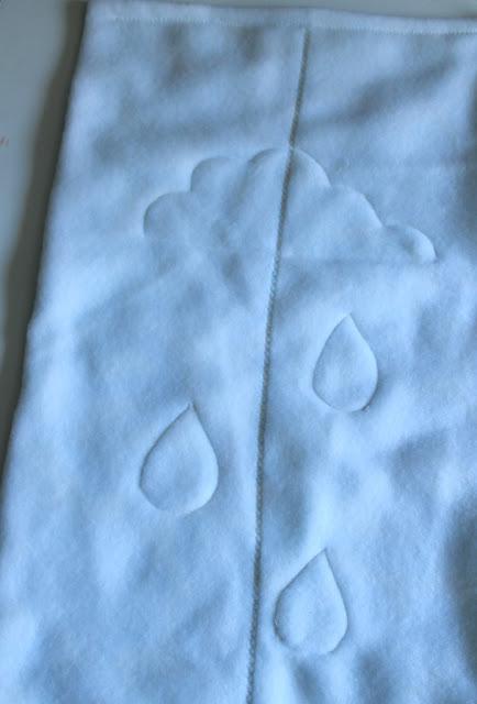 Sew For Yourself: Rain Cloud Burp Cloth