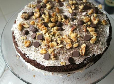 Double Layer Brownie Cream Cheese Cake Recipe