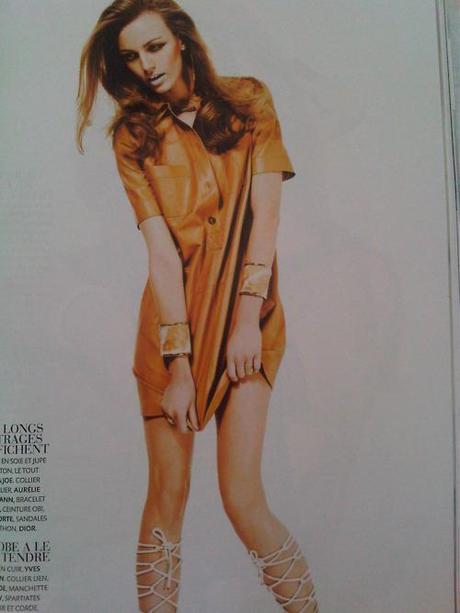 SECOND SKIN
Since im Lovin leather like always! This stunning Yves Salomon shirt-dress caught my attention in todays copy of Madame Figaro. Smooth tan leather with clean lines and a sexy sheen, there is nothing more chic or sexy!
xoxo LLM