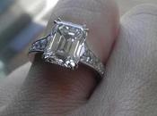 Jewel Week Upgrade: 3.77ct Emerald Diamond Ring