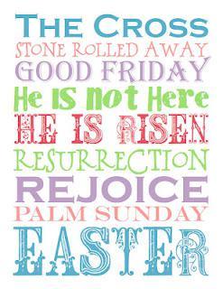 Free Printable Friday:  Easter; With Meaning