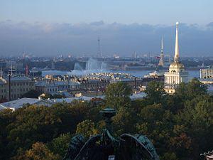 View from the Colonnade, St Isaac's Cathedral,...