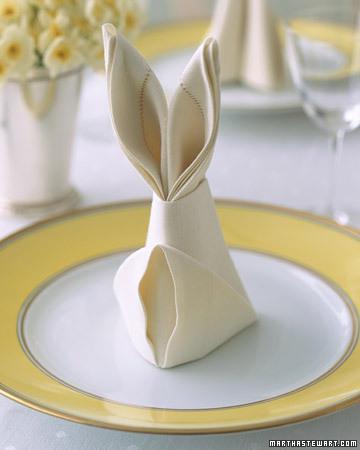 7 Easy Ways To Fold Cute Bunny Napkins for Easter