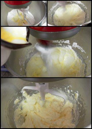 Orange & Polenta Cake -Cream butter & sugar collage