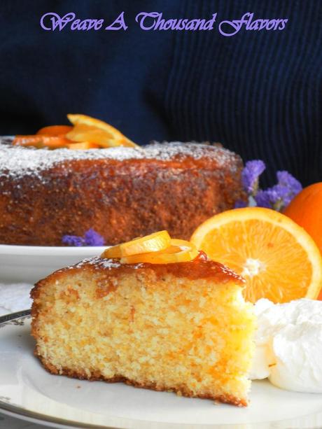 Orange & Polenta Cake -05