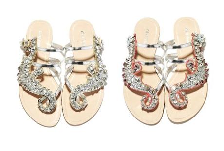 Miu Miu Marine Summer Sandals 2012