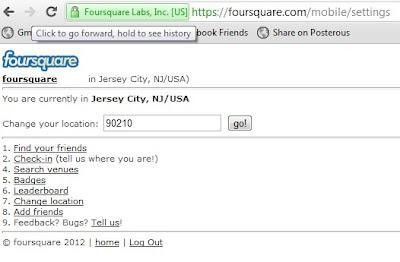 Travel Hacking - Tip #3 – Foursquare Spoof Check-in Location Hack