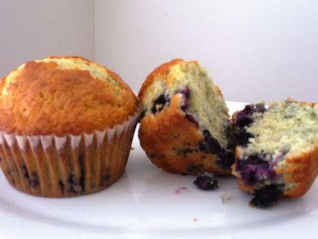 Lemon Blueberry Jumbo Muffins