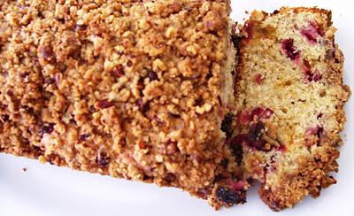 Cranberry Streusel Bread