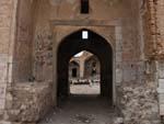 The arch entrance to the Saddanian building