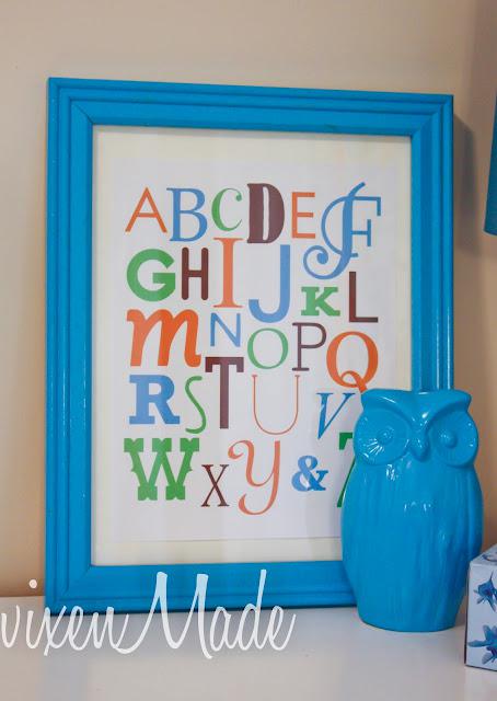 Alphabet Art Printable