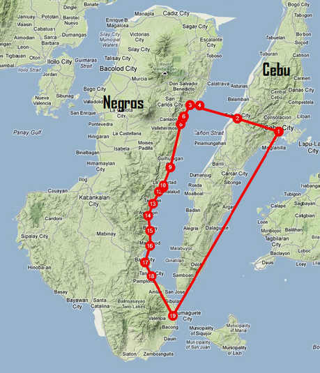 Cebu-Negros : 3D2N Hitchhiking Challenge