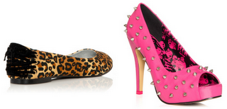 JustFab pink WTH and Leopard Hayden