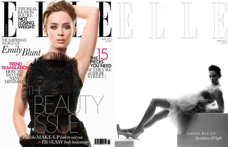 Emily Blunt Covers ELLE UK May 2012 Issue