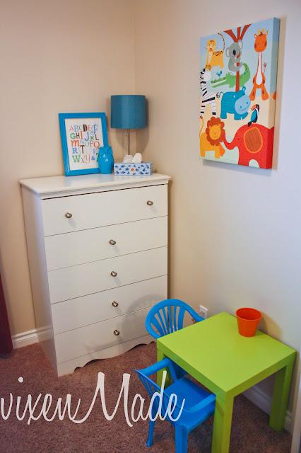 Lime Green Side Table