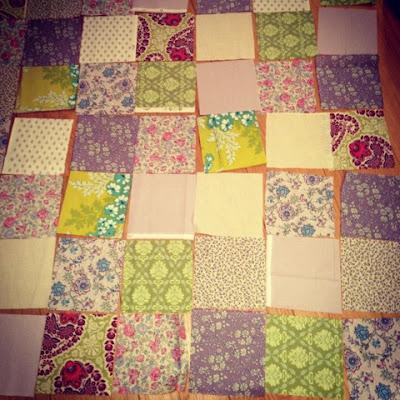 My quilt and other fabrics
