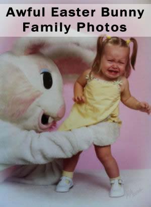 13 Awful Easter Bunny Family Photos