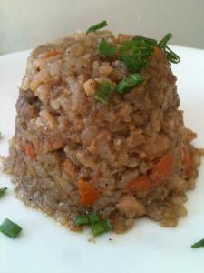 Black Chicken Risotto