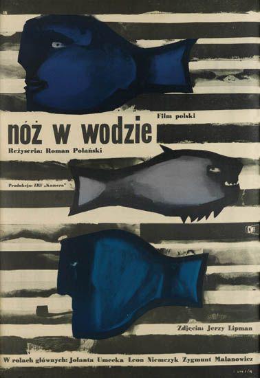 Fellini / Polanski Polish film posters | @SwannGalleries now : Lot 74/75