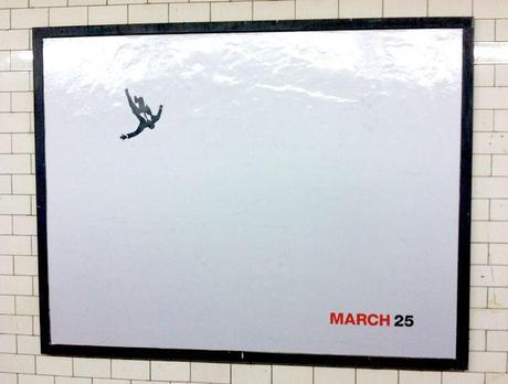 This is an actual, original, unaltered Mad Men poster as displayed in subway stations. Next, see what people did to them...