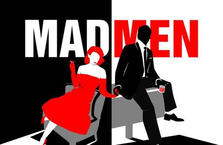 Mad Men poster + high-contrast adaptation