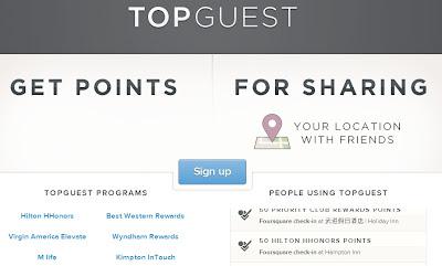 Travel Hacking - Tip #4 - Topguest Foursquare Hack