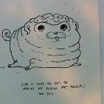 Oh, and @Bobbie_Girl asked me to draw in her pug sketchbook. So. on Twitpic