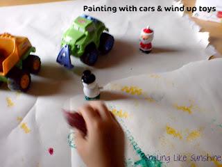 Painting with cars