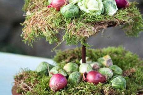 Spring Vegetable Centerpiece