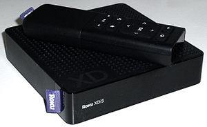 Photograph of Roku XDS player with remote.