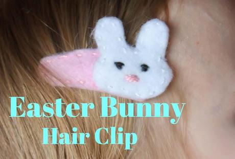 Easter Bunny Hair Clip