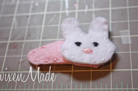 Easter Bunny Hair Clip