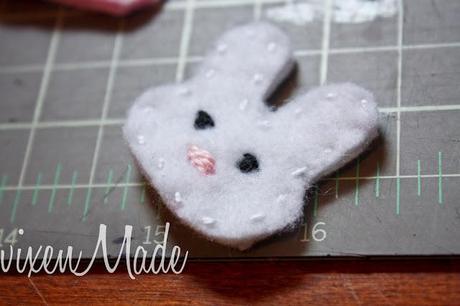 Easter Bunny Hair Clip