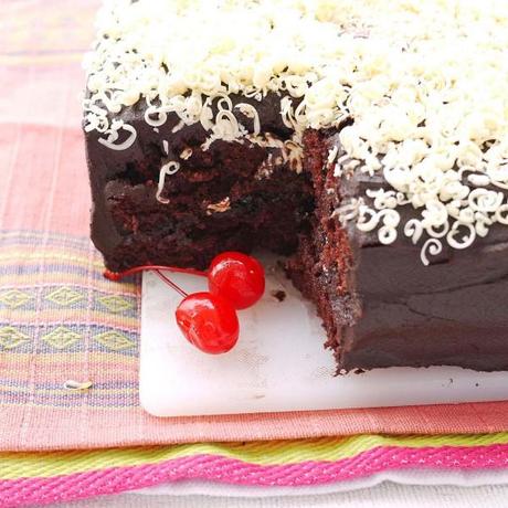 Chocolate Sheet Cake & Sour Cream Chocolate Frosting