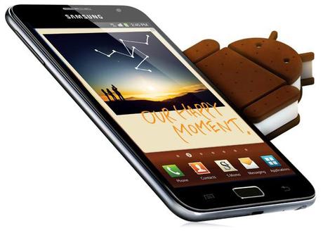 Install Leaked Android 4.0.3 ICS ROM For AT&T; Samsung Galaxy Note