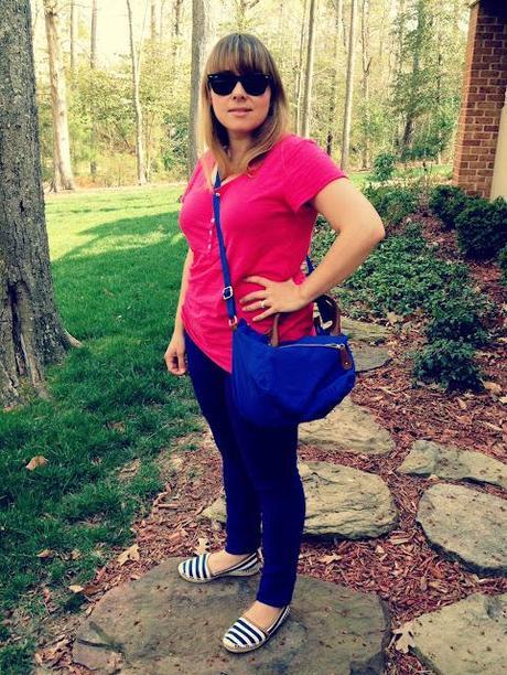 Cobalt Blue Longchamp-esq Old Navy Bag - Paperblog