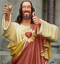 jesus thumbs up