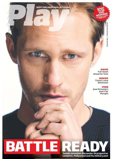 Alexander Skarsgård is Battle Ready on the Cover of Play Magazine