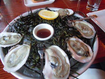 oysters and quail eggs