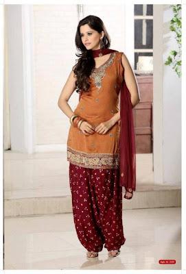 Latest Patiala Salwar Kameez Collection For Summer 2012