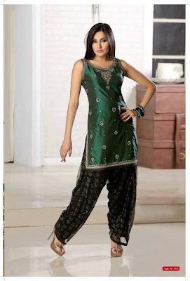 Latest Patiala Salwar Kameez Collection For Summer 2012