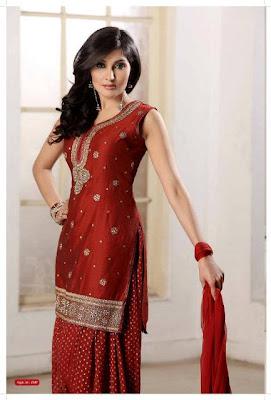 Latest Patiala Salwar Kameez Collection For Summer 2012