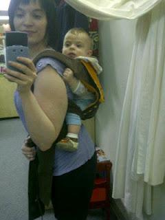 Baby Wearing: Our First Back Carry