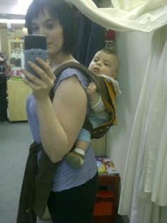 Baby Wearing: Our First Back Carry