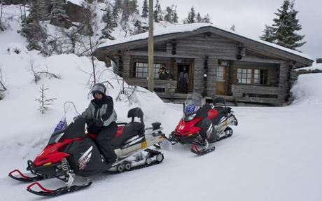 iso syote snowmobiling cabins at hotel iso syote