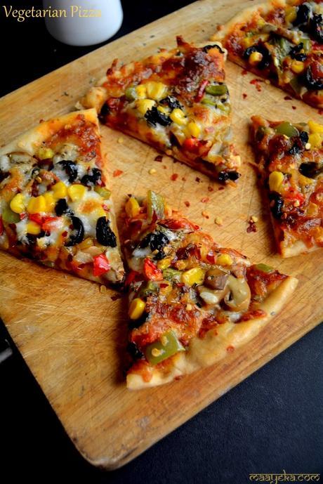 veg pizza recipe