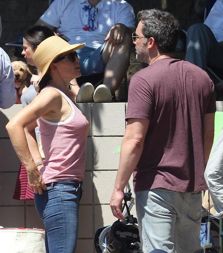 Jennifer Garner and Ben Affleck take their children to July 4th Celebration Parade