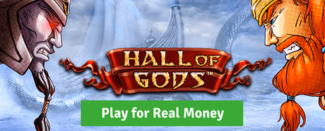 NetEnt Hall of Gods slot play for real money